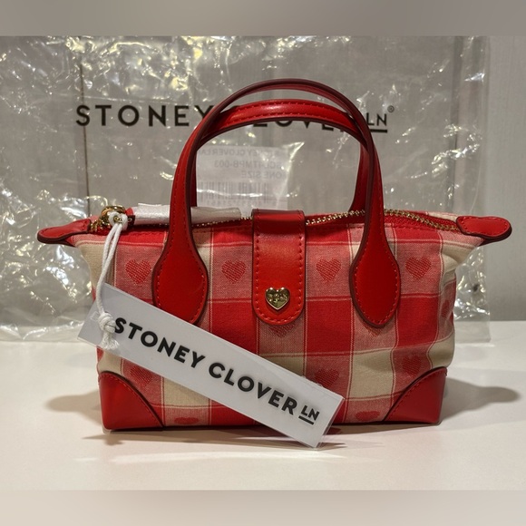 Stoney Clover Lane Pouchette Crossbody Bag 01 & Jumbo Scrunchie - Amore - Italy - Picture 2 of 16